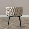 Bronx71 Esszimmerstuhl River Chenille beige Produktbild-Vorschau 16