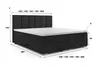 FURMEB24 - LIVIO 160 x 200 cm- Boxspringbett mit zwei Produktbild-Vorschau 5