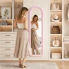 UnboxG Staande spiegel 160x50 cm, wit, volledige lengte Productafbeelding-voorbeeld 6