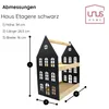 UNUS Haus-Etagere mit 2 Etagen und Griff, Holz-Etagere Produktbild-Vorschau 6
