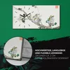 Wandkunst Leinwand Bild Uhr Geräuschlos Kunstdruck 60x30 Produktbild-Vorschau 5