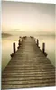 Bilder auf glas - Einteilig - Brücke See - 70x100cm - Produktbild-Vorschau 1