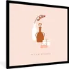 MuchoWow® Gerahmtes Poster Geschenke - Vasen - Zitat 40x40 Produktbild-Vorschau 1