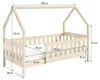Masseno Kinderbett BELLA 80x190 cm mit Rausfallschutz, Produktbild-Vorschau 4