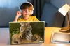 MuchoWow® Laptop Aufkleber Sticker Cover Tiger - Jungtiere Produktbild-Vorschau 3