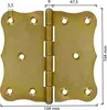 Scharniere Türscharniere Türband Retro 104 x 104 x 2 mm Produktbild-Vorschau 2
