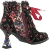 Laura Vita Damen Stiefelette Satinband Strass und Produktbild-Vorschau 11