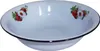 VIKTORIA ERDBEEREN Emaille Schüssel RUND 7 Liter ca 39,5cm Produktbild-Vorschau 1