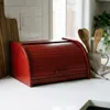 Großer Holz-Brotkasten Rot 40x29x18cm – Brotkorb für Produktbild-Vorschau 7