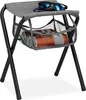 Relaxdays Sgabello da campeggio con borsa, pieghevole, Anteprima dell’immagine prodotto 1
