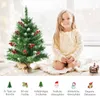 COSTWAY 60cm mała choinka, mini choinka z 76/108 gałązkami, Podgląd zdjęcia produktu 2