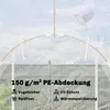 Outsunny Gewächshaus ca. 3 x 2 x 2 m Foliengewächshaus mit Produktbild-Vorschau 5