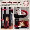 PAWZ Road Hoch Katzenbaum Schwarz, Deckenhoher Produktbild-Vorschau 4