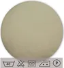 Kissenbezug rund 40 cm ecru Leinenoptik Kissenhülle Produktbild-Vorschau 5