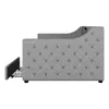 Schlafsofa 90x200 Beige Grau – LED-Umgebungslicht, Produktbild-Vorschau 21