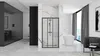 A modern bathroom with a shower enclosure, bathtub, and seating area. Anteprima dell’immagine prodotto