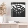 DEQORI Glasbild Echtglas 50x50 cm 'Mann hält Gitarrenhals' Produktbild-Vorschau 4