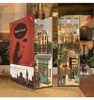 Puzzle 3D, Book Nook Baker Street, legno, Tonecheer, 141 Anteprima dell’immagine prodotto 5