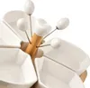 Snackschalen aus weißem Porzellan WHITELINE 28,5 cm 10 Stk. Produktbild-Vorschau 5