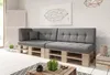 A modern living room with a pallet sofa and coffee table. Produktbild-Vorschau