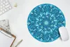 MuchoWow® Mauspad Mousepad Mandala - Blau - Muster 30x30 cm Produktbild-Vorschau 5