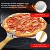 Extra großer Pizzaschieber für Pizzastein-Set, Aluminium Produktbild-Vorschau 4