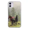 MuchoWow® Handyhülle Schutzhülle Hülle für iPhone 11 Pferde Produktbild-Vorschau 1