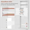 Yaheetech Waschmaschinenschrank Toilettenschrank 195 cm H, Produktbild-Vorschau 7
