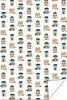 MuchoWow® Poster Haus - Pastell - Muster 80x120 cm - Produktbild-Vorschau 1