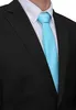 Fabio Farini - 1 Stück einfarbige Herren Schlips - Unicolor Produktbild-Vorschau 2
