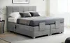 Boxspringbett Bern 200x200 cm mit Motor grau Coral 75 Produktbild-Vorschau 2