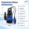 Bituxx Tauchpumpe 400 Watt Blau MS-15825 Produktbild-Vorschau 5