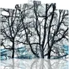 Paravent - Raumteiler Winter Forest - Dekorativer Produktbild-Vorschau 1