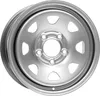 A silver car wheel rim is shown against a white background. Produktbild-Vorschau