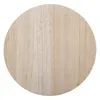 A circular wooden surface with visible wood grain. Podgląd zdjęcia produktu