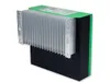 A product shot of a green and black electronic device with a silver heatsink. Produktbild-Vorschau