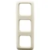 A single, three-gang light switch frame shown vertically against a white background. Anteprima dell’immagine prodotto