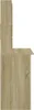 Scrivania con ripiano rovere Sonoma 102x45x148 cm materiale Anteprima dell’immagine prodotto 6