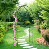 Relaxdays Rosenbogen, Metall, HxBxT: 230 x 120 x 39 cm, Produktbild-Vorschau 2