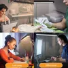 LED stolní lampa s regulací jasu, 3 barvy světla, svorková Náhled obrázku produktu 10
