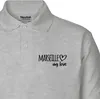 Huuraa Herren Polo Shirt Marseille my love L Sport Grey Bio Produktbild-Vorschau 2