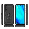 Multiple views of a black phone case with a ring holder. Produktbild-Vorschau