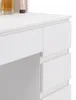 Aga Coiffeuse avec miroir et éclairage Blanc mat Voir les images du produit 3