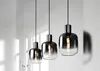 casa NOVA Pendelleuchte SVENJA H 170 cm grau Hängelampe Produktbild-Vorschau 1