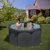 Gre Pools Stahlwandpool Sylt Pool aus Metall in Grau Produktbild-Vorschau 17