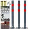 Ikodm – Kovové parkovacie stĺpiky, výška 67 cm, 3 kusy. Náhľad obrázku produktu 1