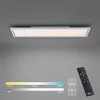 Plafoniera LED, pannello, dimmerabile, telecomando, L 121,4 Anteprima dell’immagine prodotto 11