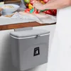 Kuchyňský odpadkový koš, nástěnný odpadkový koš s víkem Náhled obrázku produktu 8