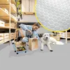 PVC-Boden 100x160cm DIONIS PVC-Bodenbelag Noppen 1,5 mm Produktbild-Vorschau 4