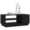 vidaXL Tavolino nero 102x55x43 cm Materiale ligneo Anteprima dell’immagine prodotto 6